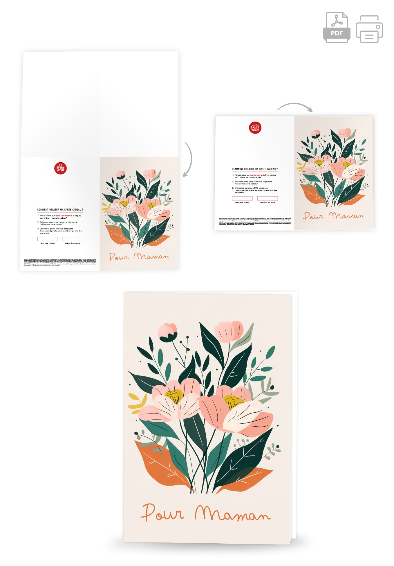 Pour maman - Fleurs