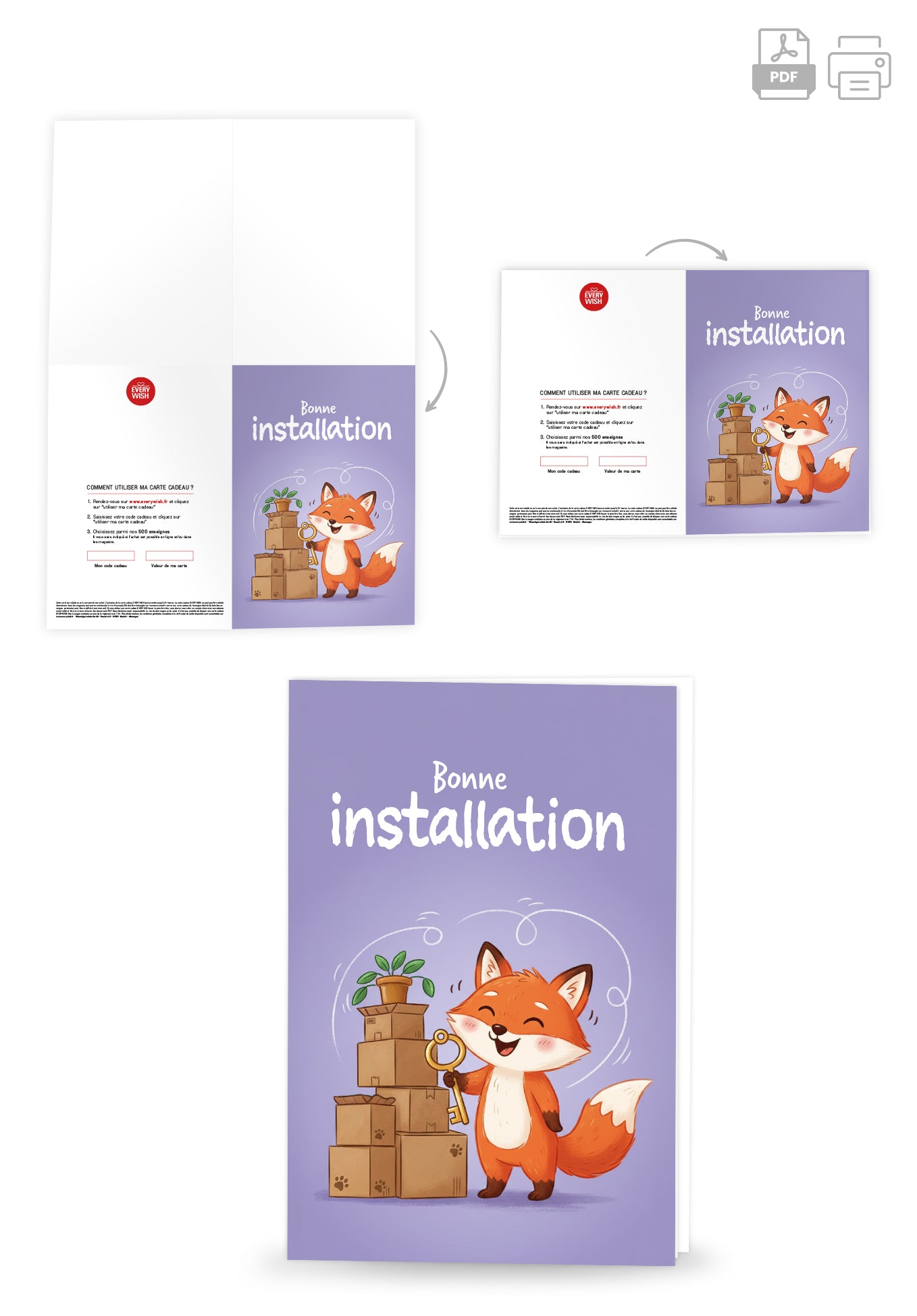Bonne installation - Renard Violet
