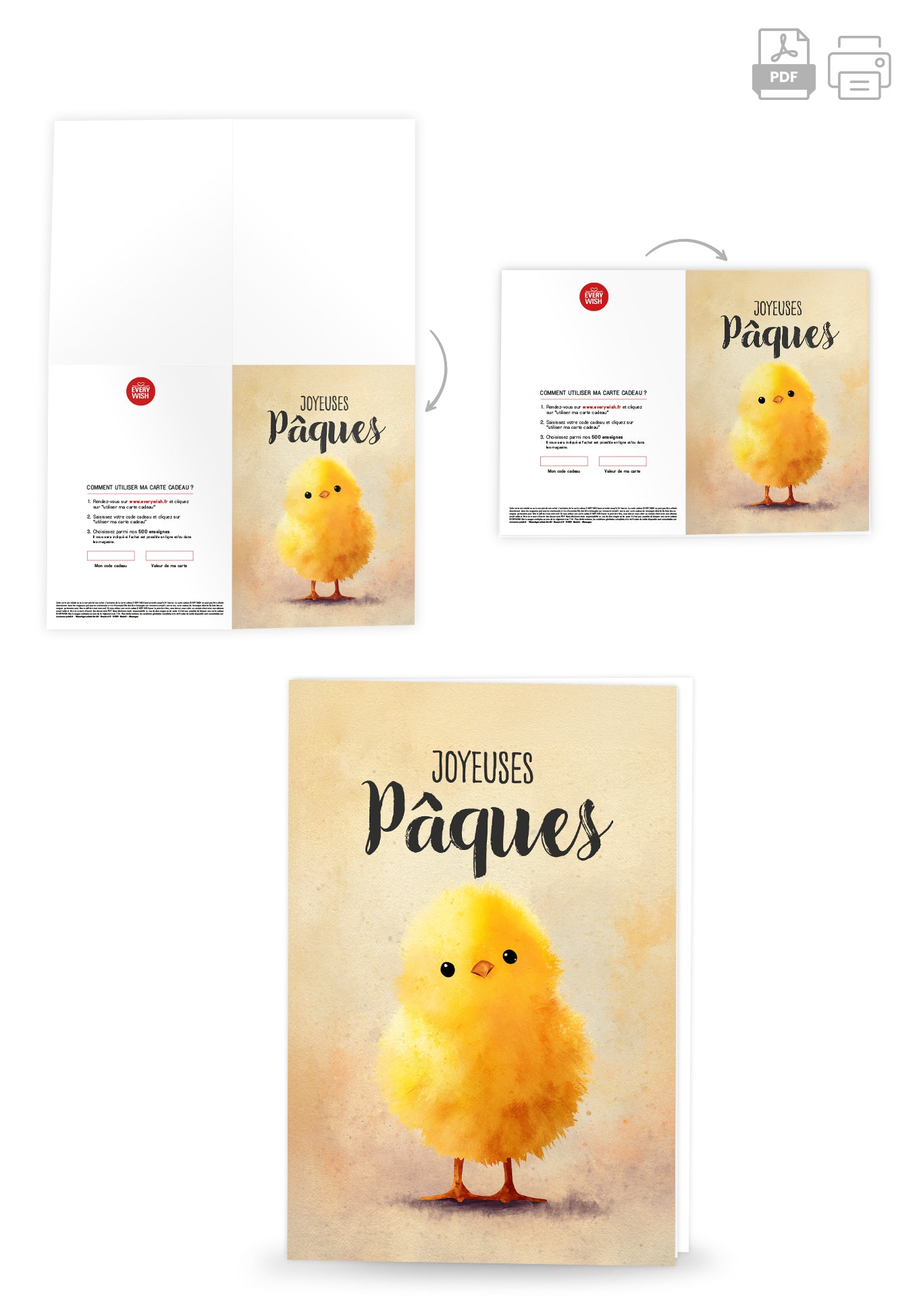 Joyeuses Pâques - Petits poussins