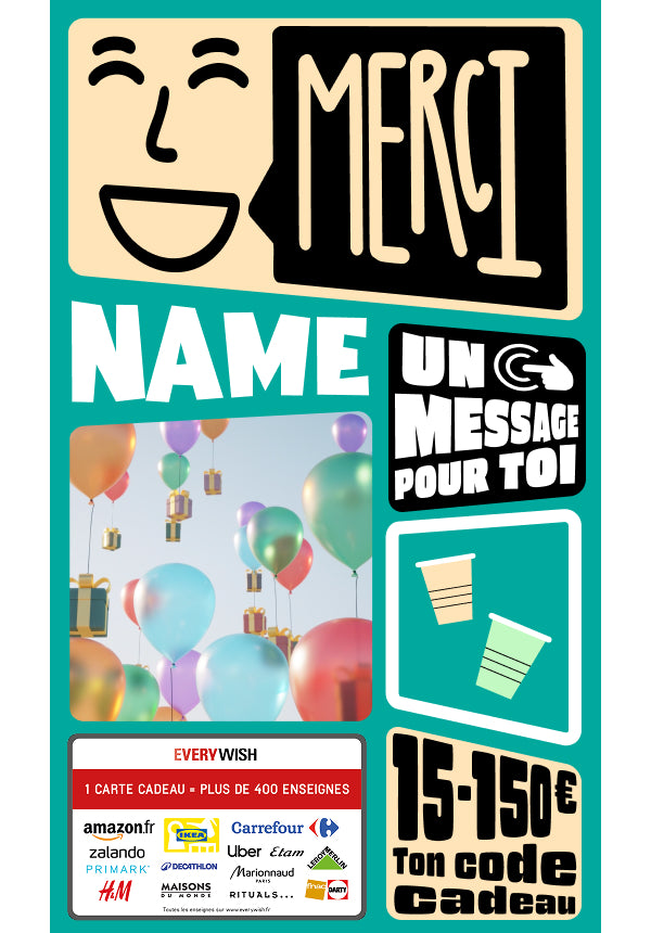 Digital - Merci - smiley