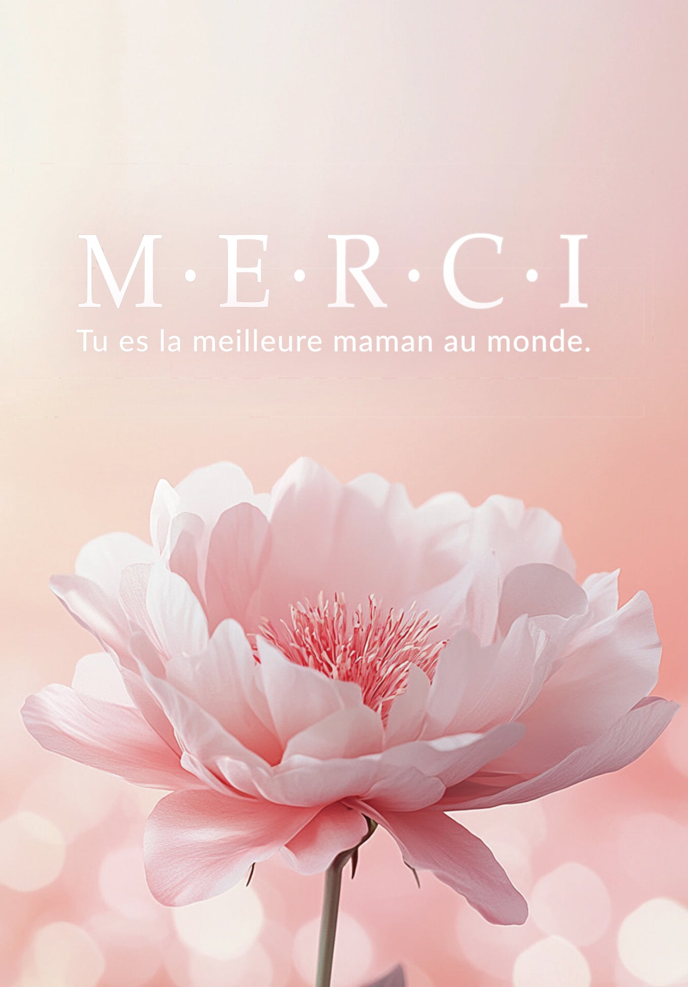 Merci Maman - Fleur Rosa