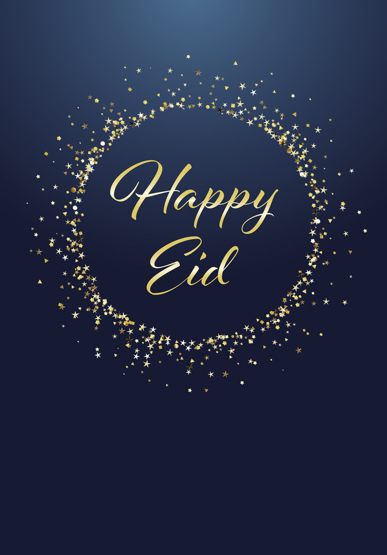 Happy Eid - Bleu or