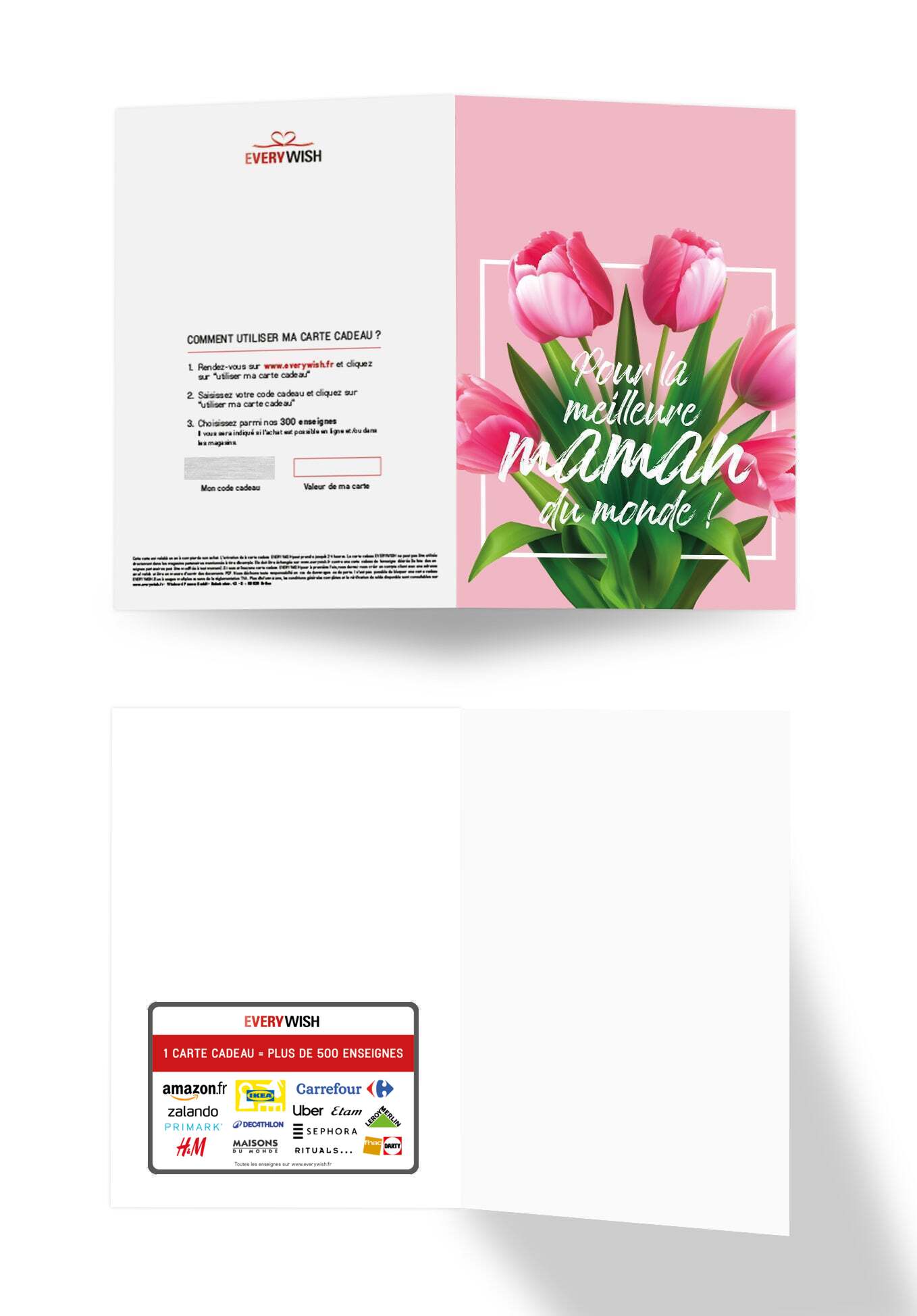Pour la meilleure maman - Tulipes roses