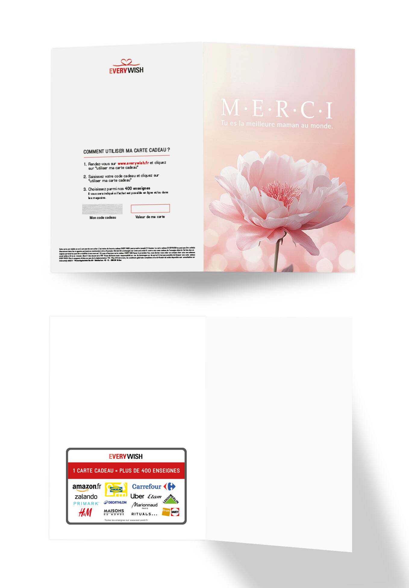 Merci Maman - Fleur Rosa