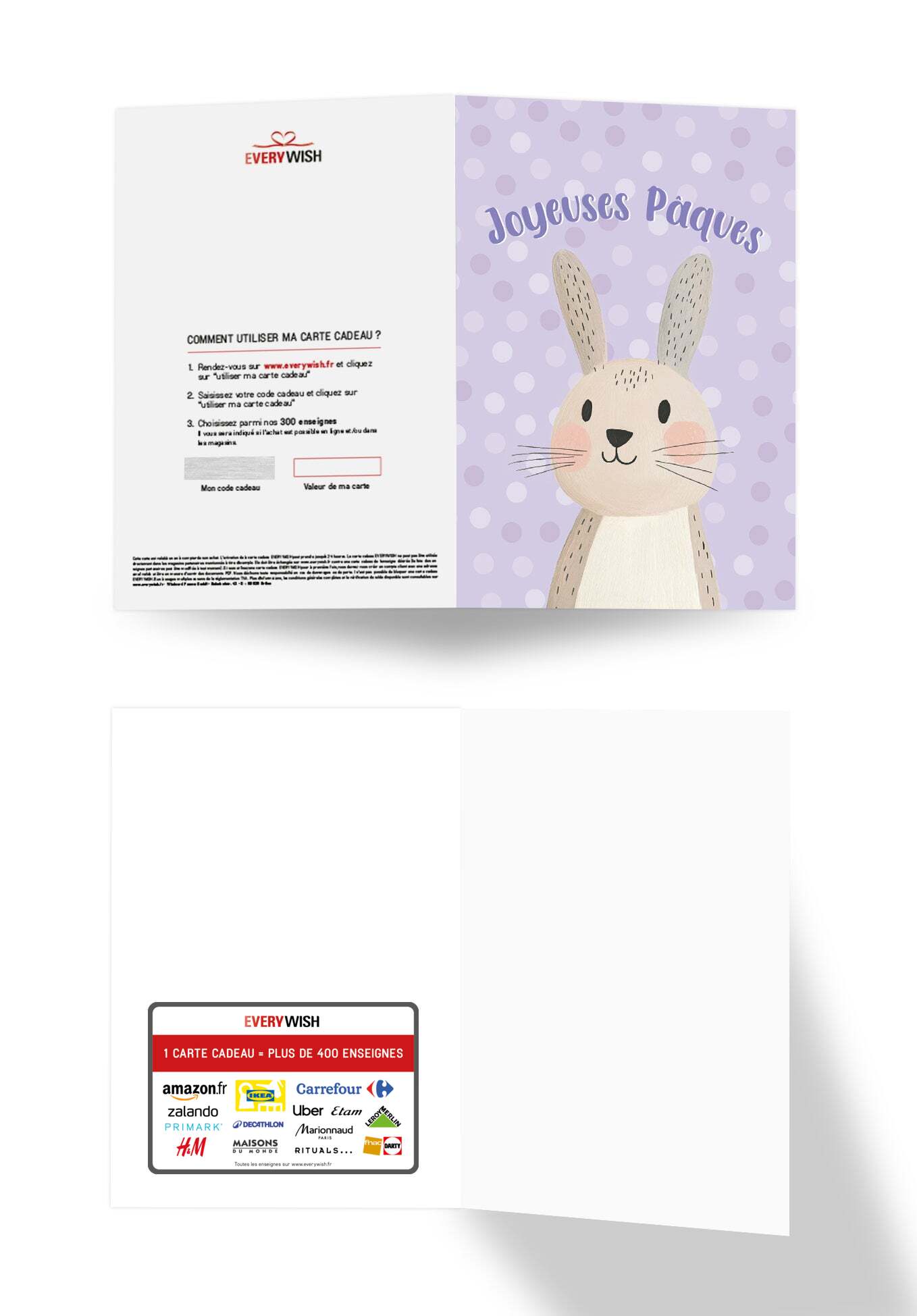 Joyeuses Pâques - Lapin Pastel