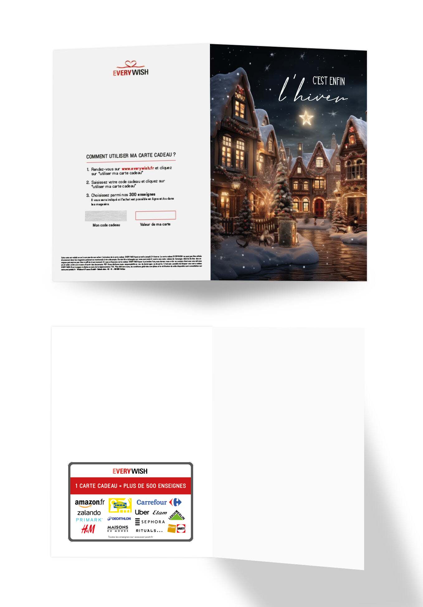 C'est enfin l'hiver - Village
