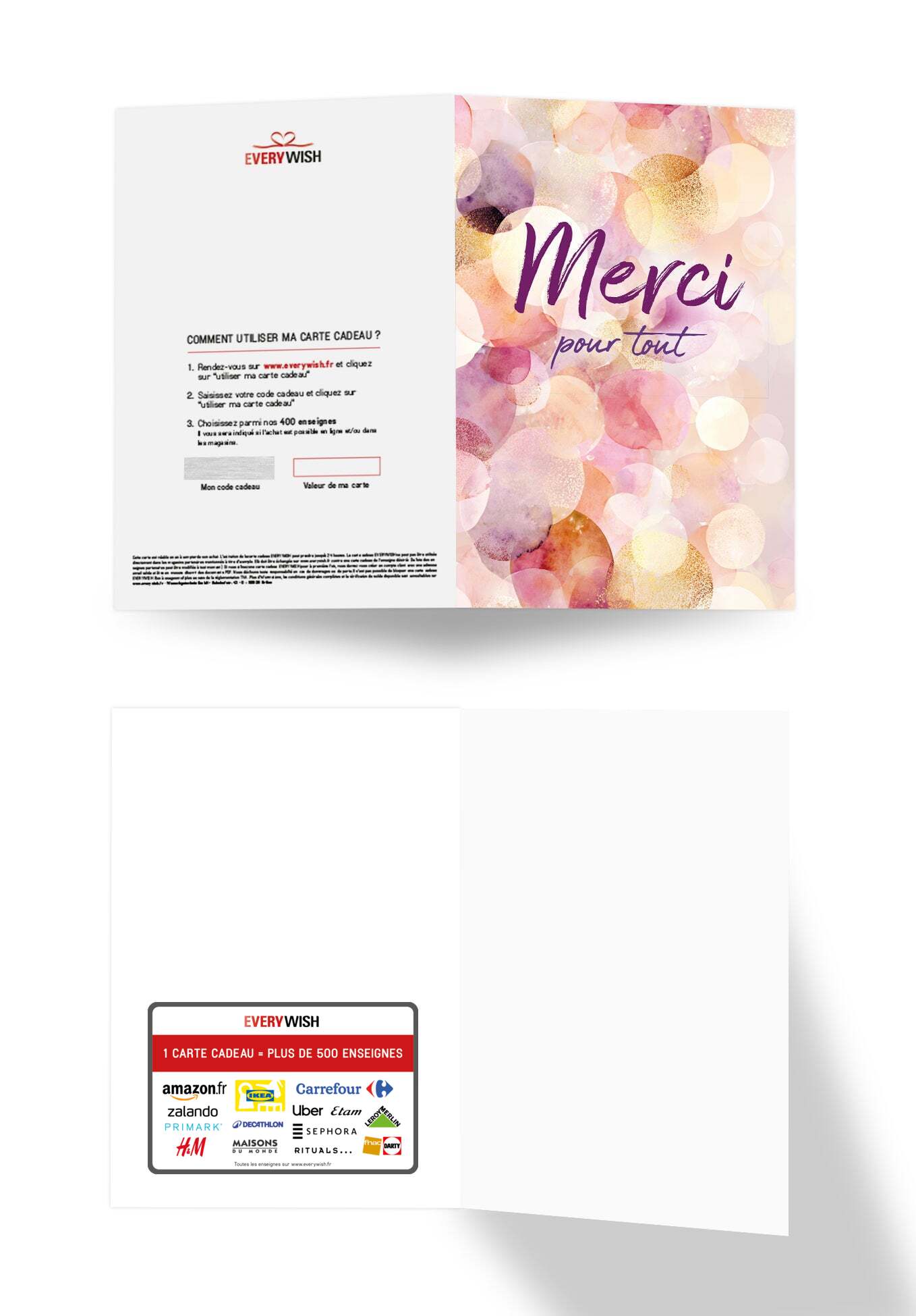 Merci pour tout - Or violet