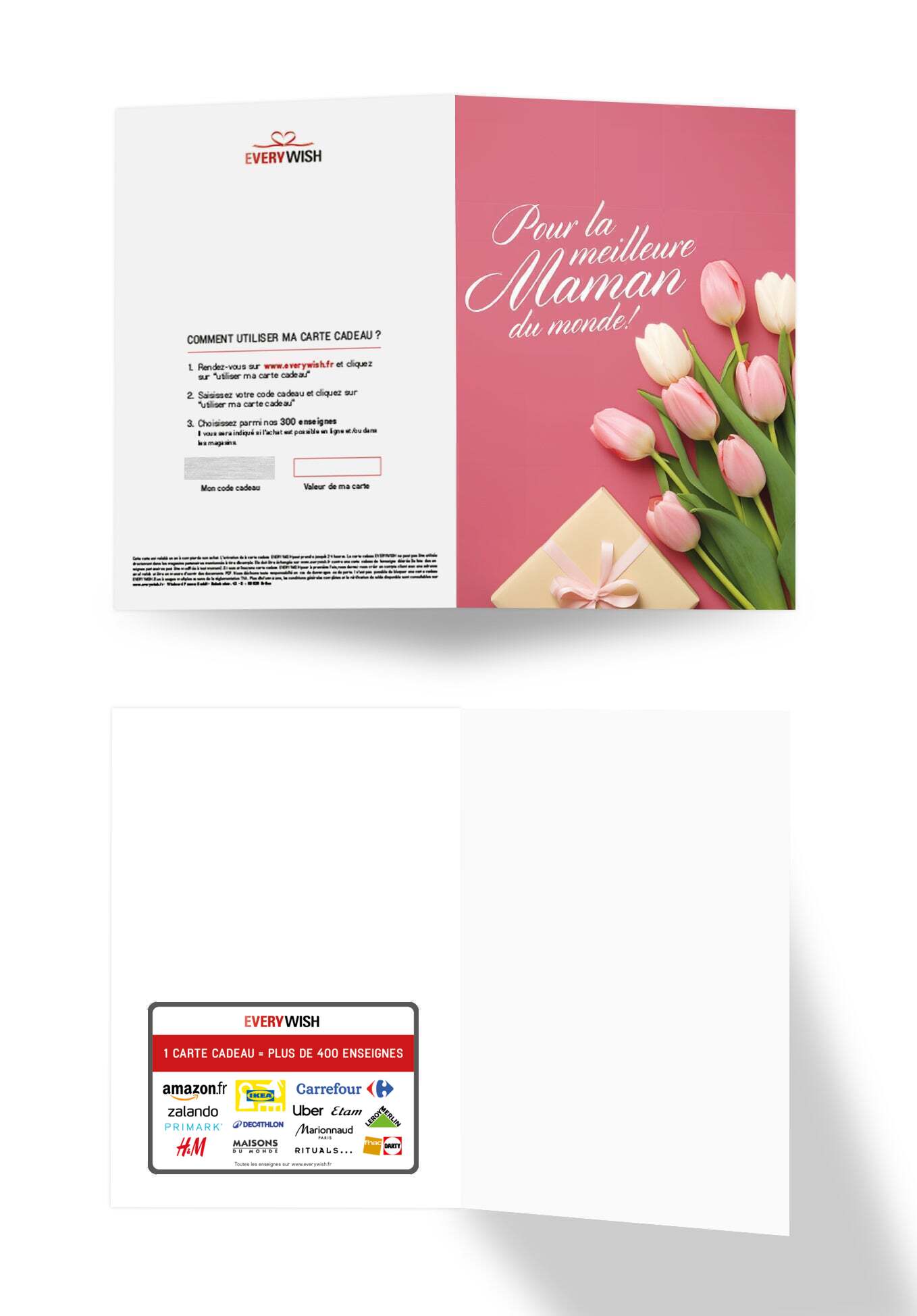 Pour la meilleure maman - Cadeau Tulipes