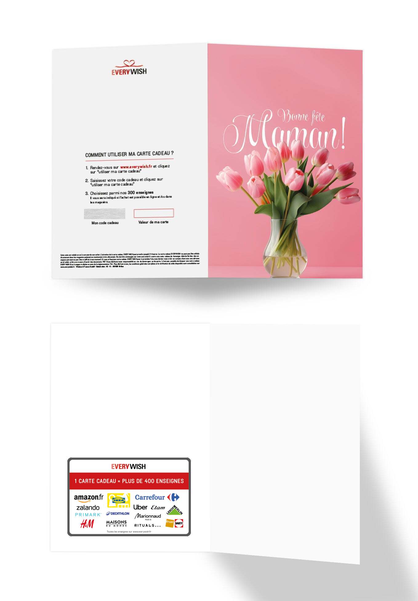Bonne Fête maman - Vase tulipe