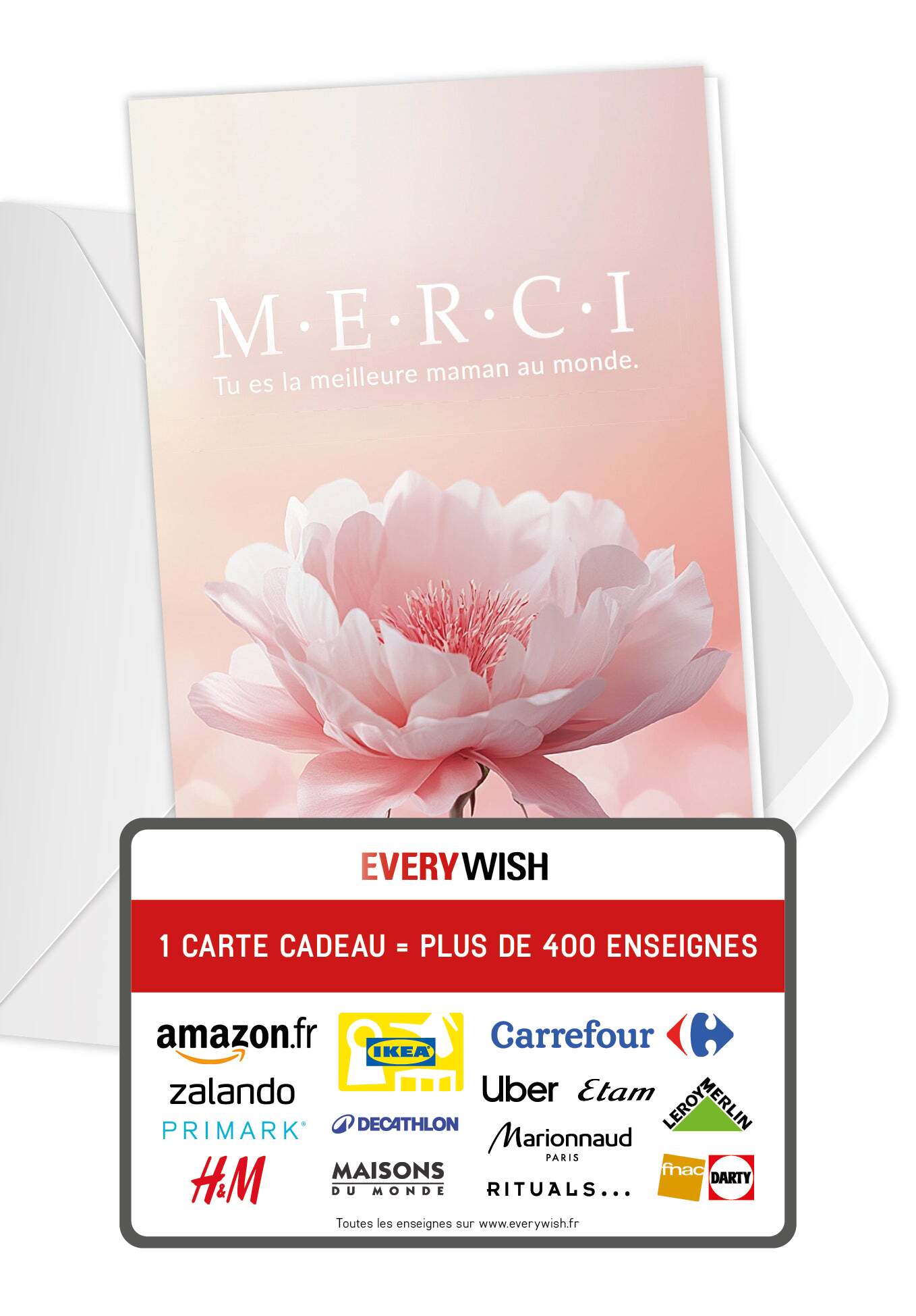 Merci Maman - Fleur Rosa