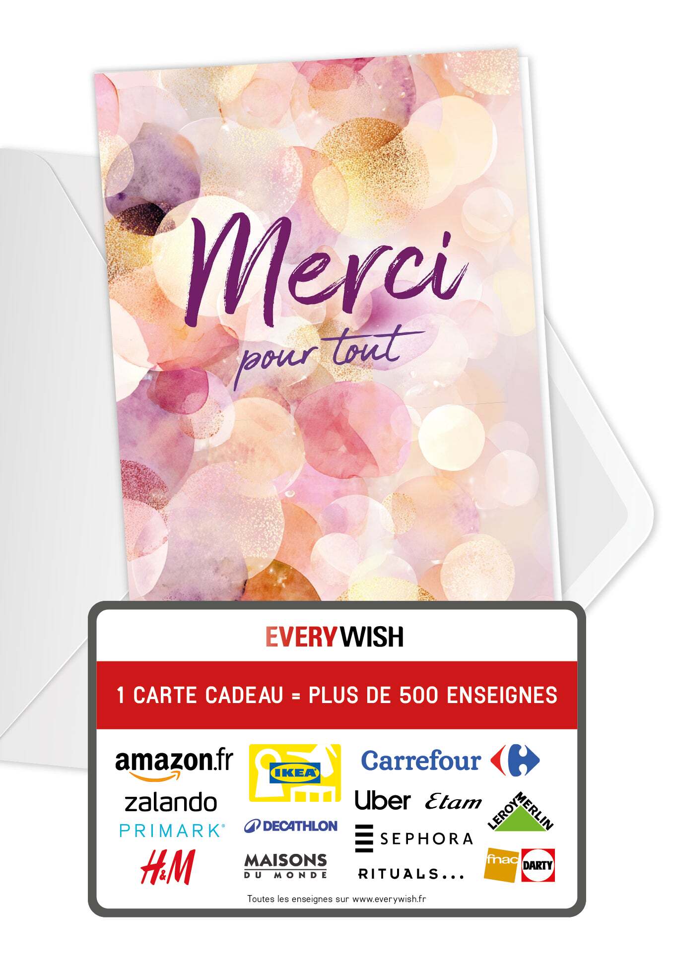 Merci pour tout - Or violet