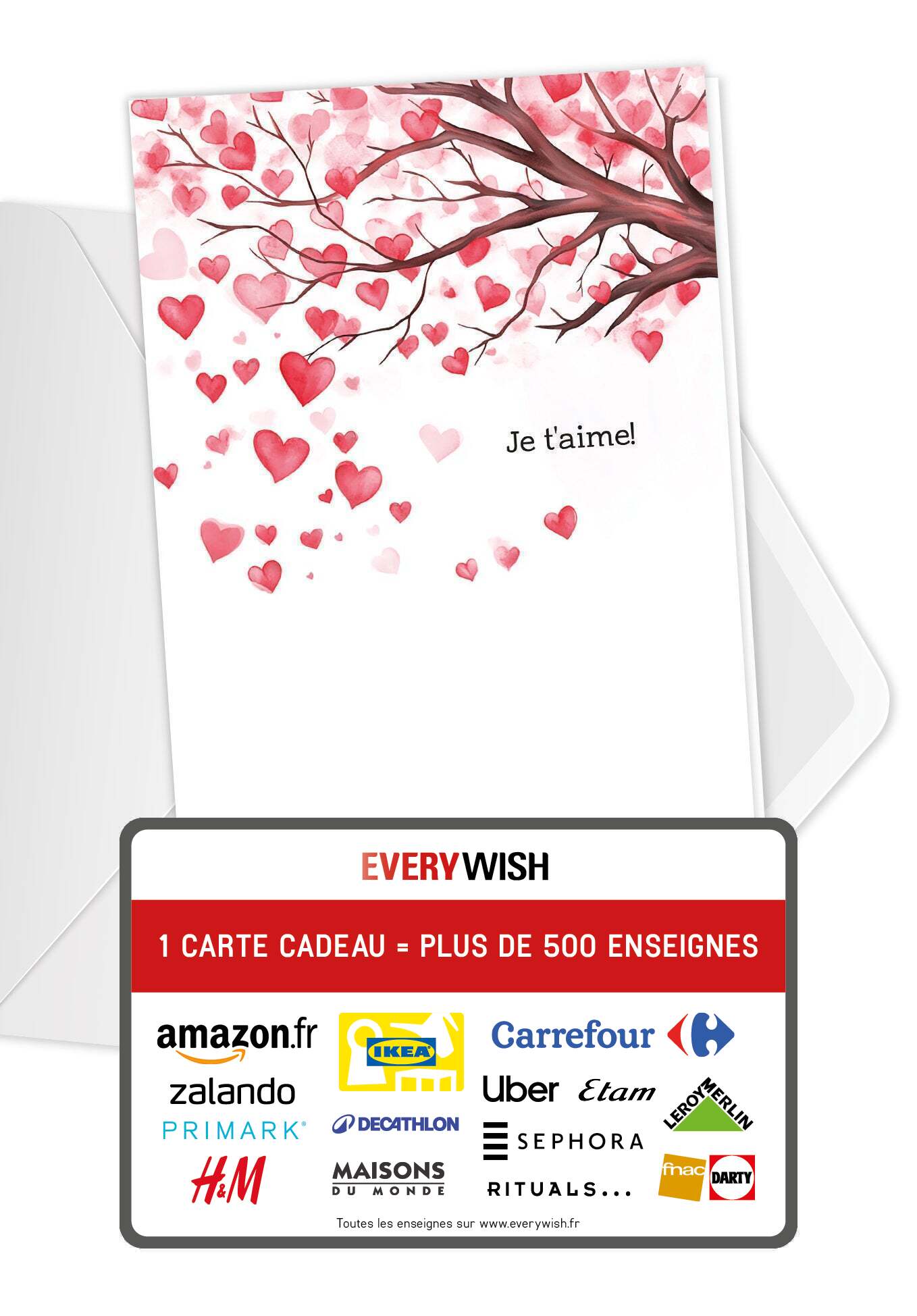 Je t'aime - Cœur Arbre