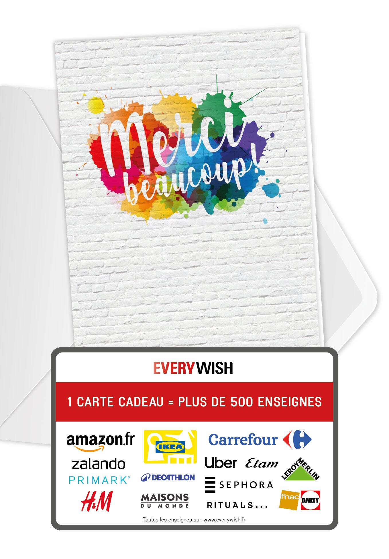 Merci beaucoup varié - Taches colorées