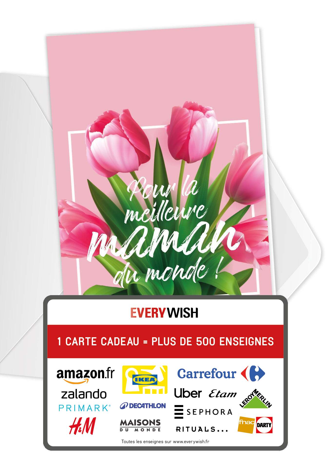 Pour la meilleure maman - Tulipes roses