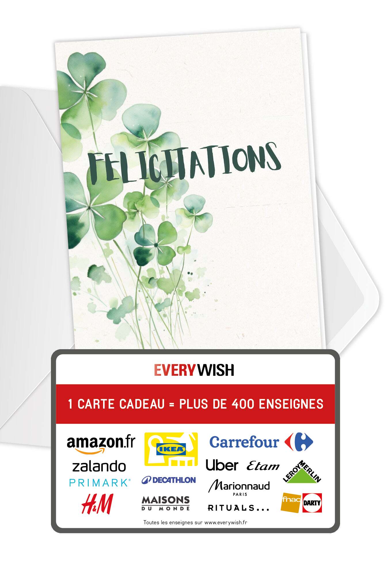 Félicitations - Feuille de trèfle