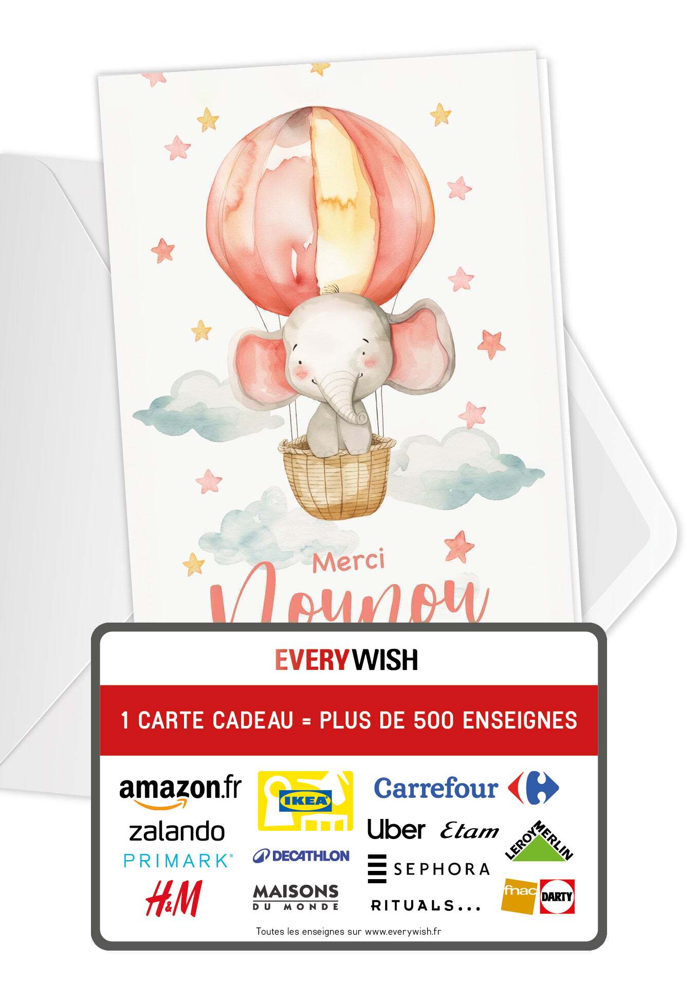 Merci nounou - Éléphant