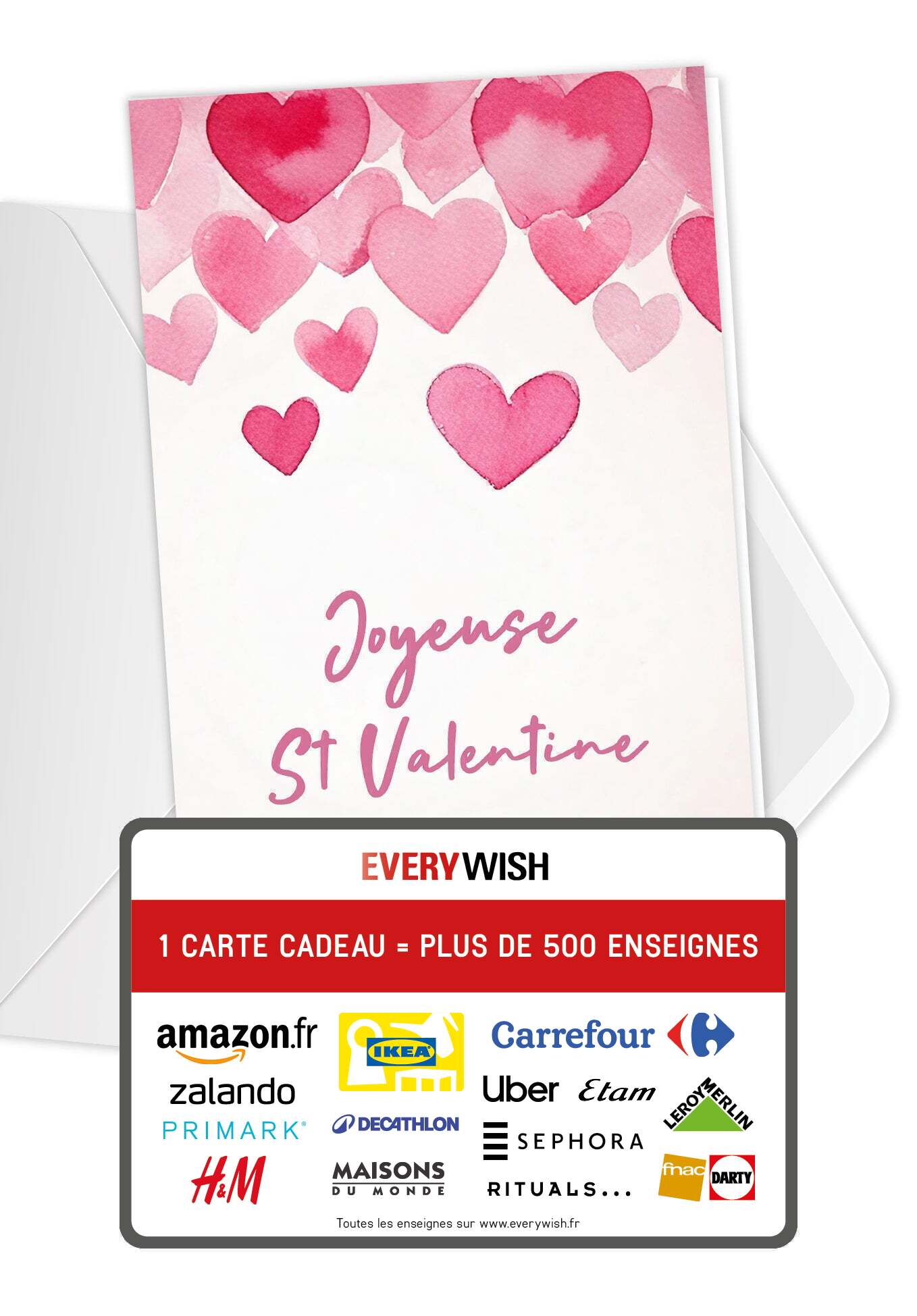 Joyeuse - Cœurs Rose