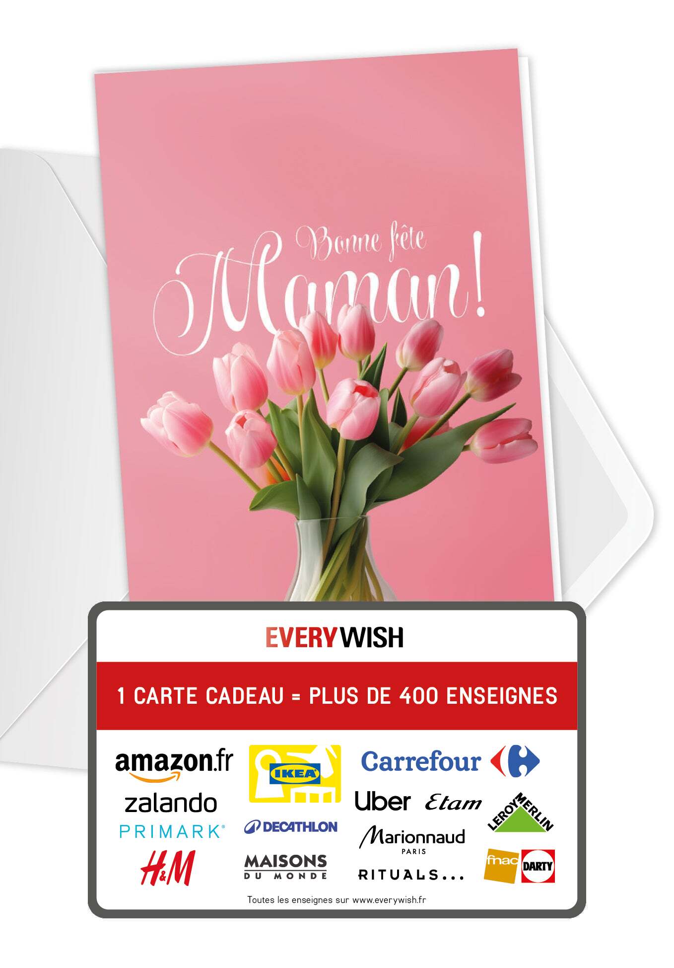 Bonne Fête maman - Vase tulipe