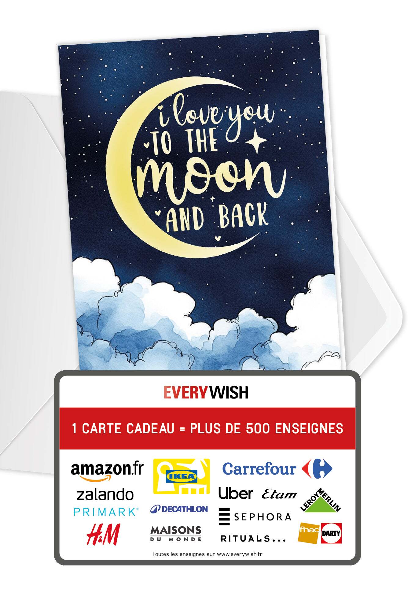 To The Moon - Lune Nuages