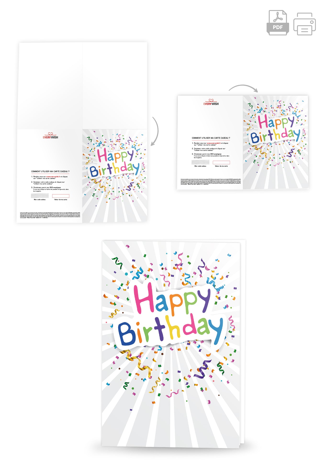 Happy Birthday - Confettis