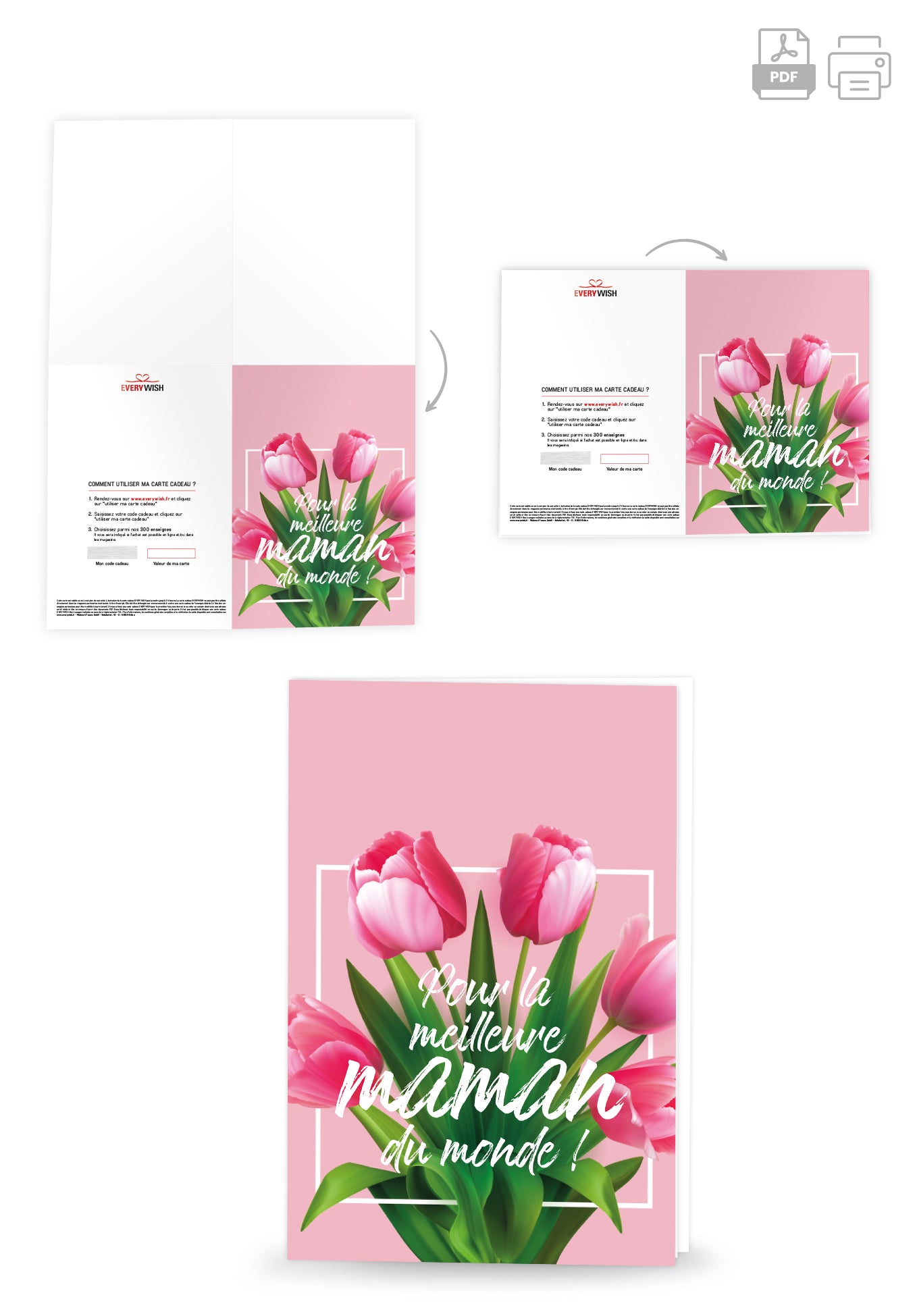 Pour la meilleure maman - Tulipes roses