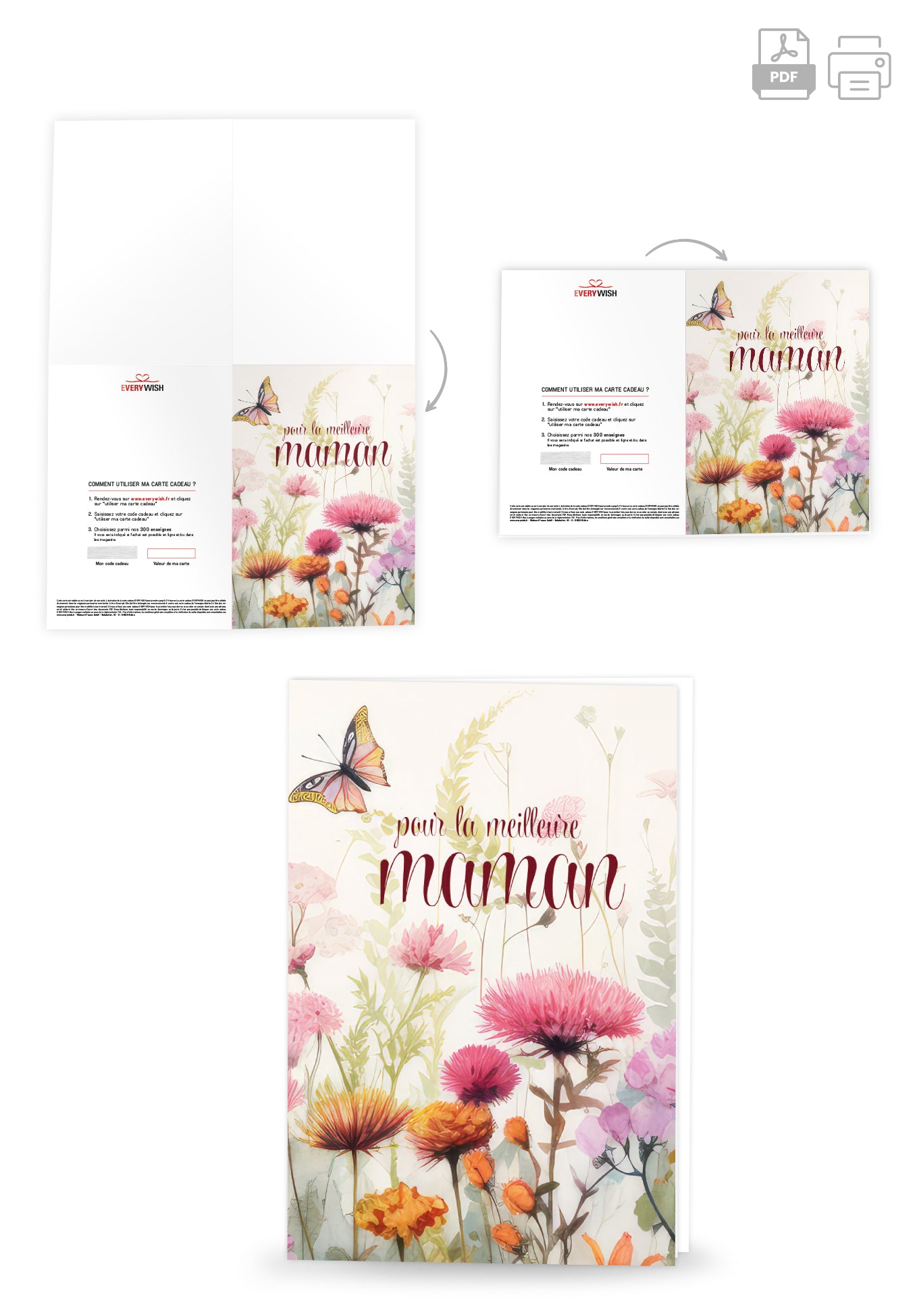 Pour la meilleure maman - Prairie de fleurs