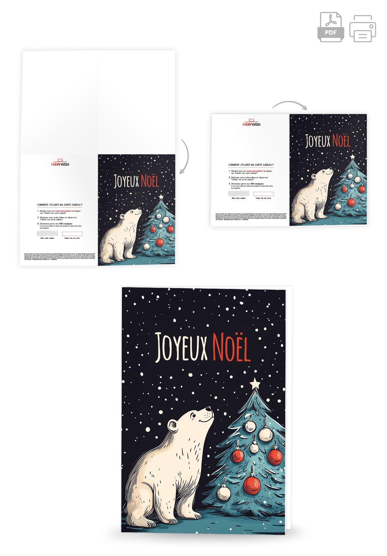 Joyeux Noël - Ours polaire