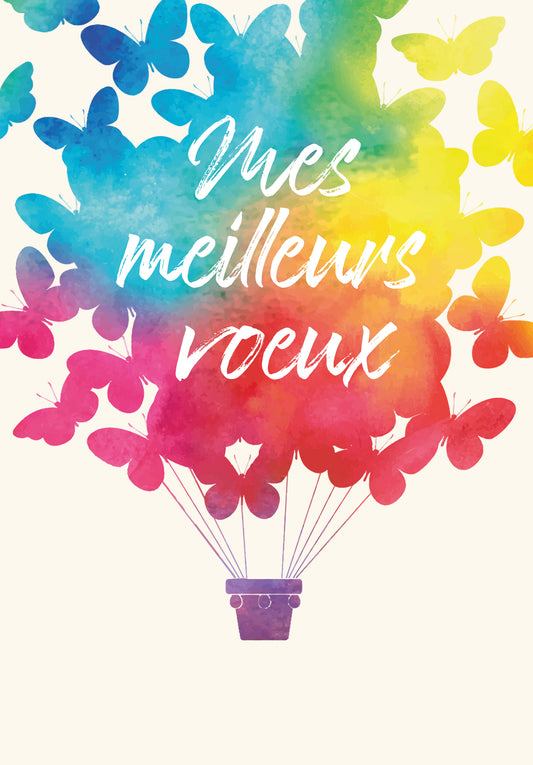 Mes meilleurs voeux - Papillon