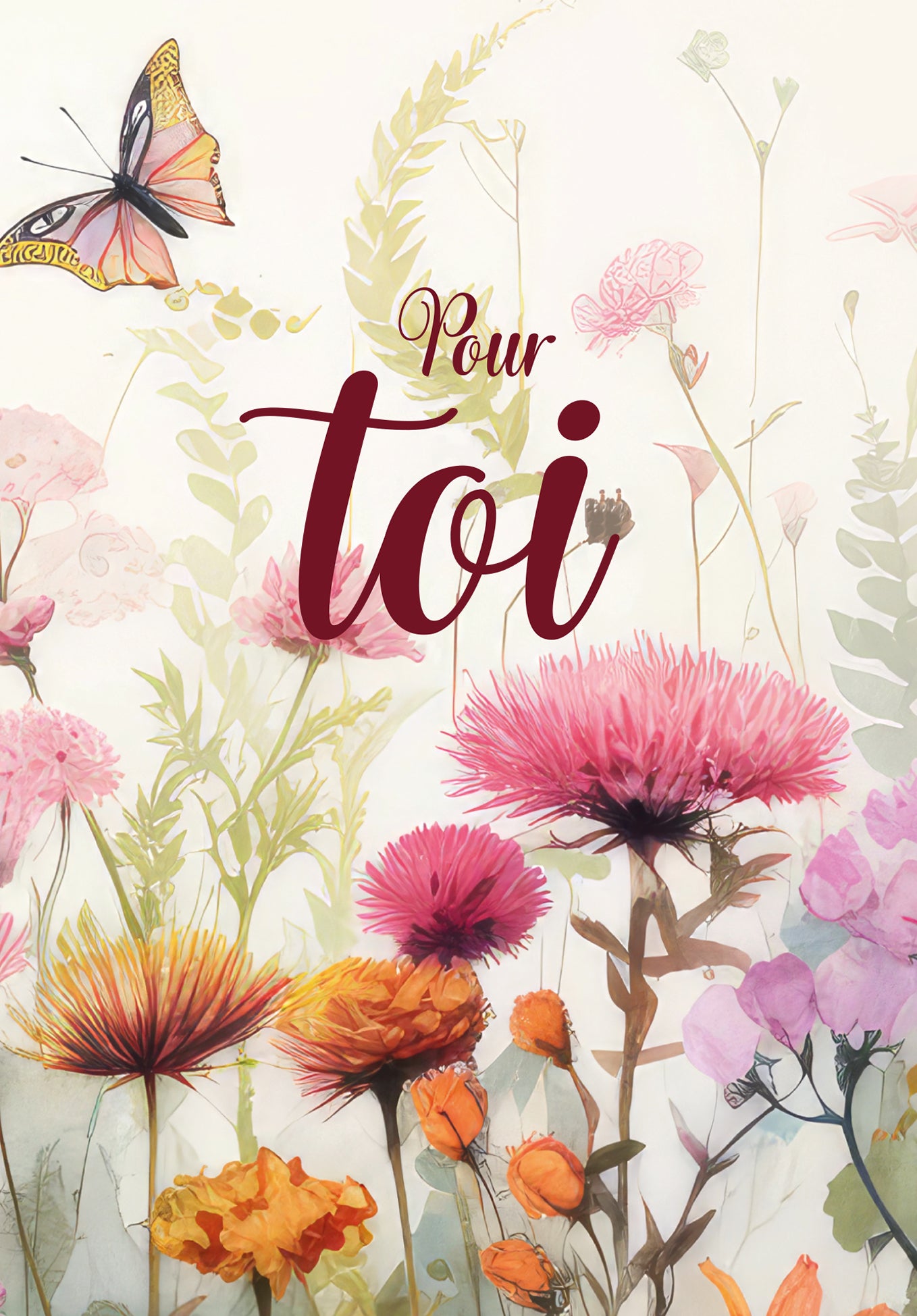 Pour toi - Prairie de fleurs