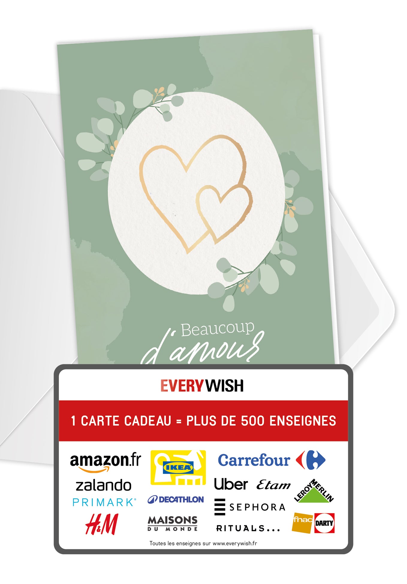 Beaucoup damour et de bonheur - Cœurs Dorés