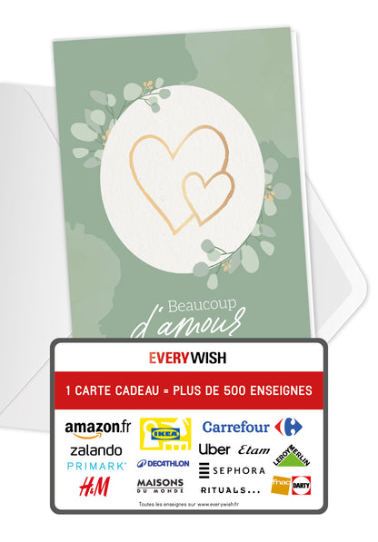 Beaucoup damour et de bonheur - Cœurs Dorés