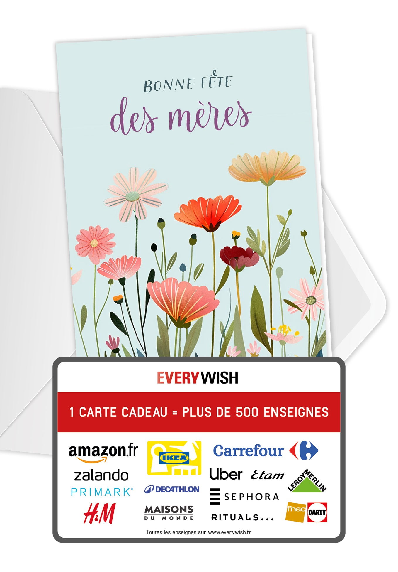 Bonne fête des mères - Un pré fleuri