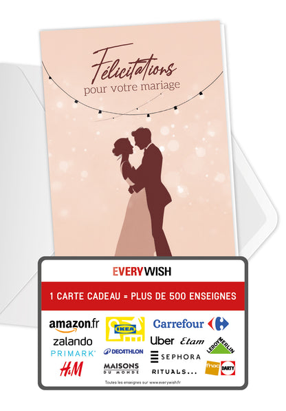 Felicitations pour votre mariage - Couple Dansant