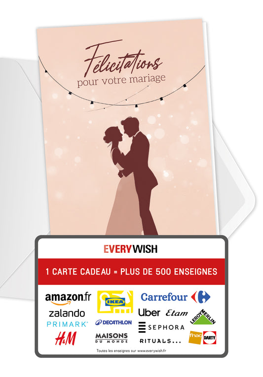 Felicitations pour votre mariage - Couple Dansant