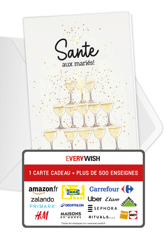 Sante aux maries - Pyramide de Champagne
