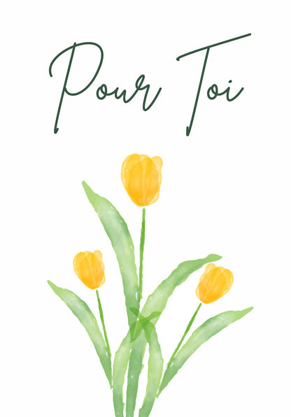 Pour toi - Tulipes
