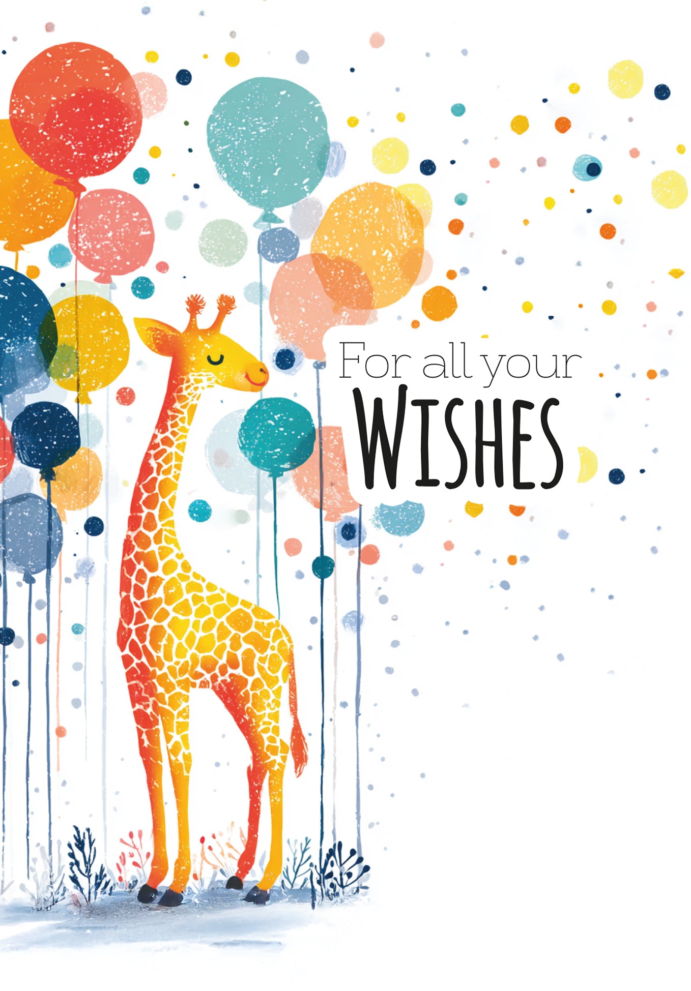 For all your Wishes - Girafe et ballons PDF