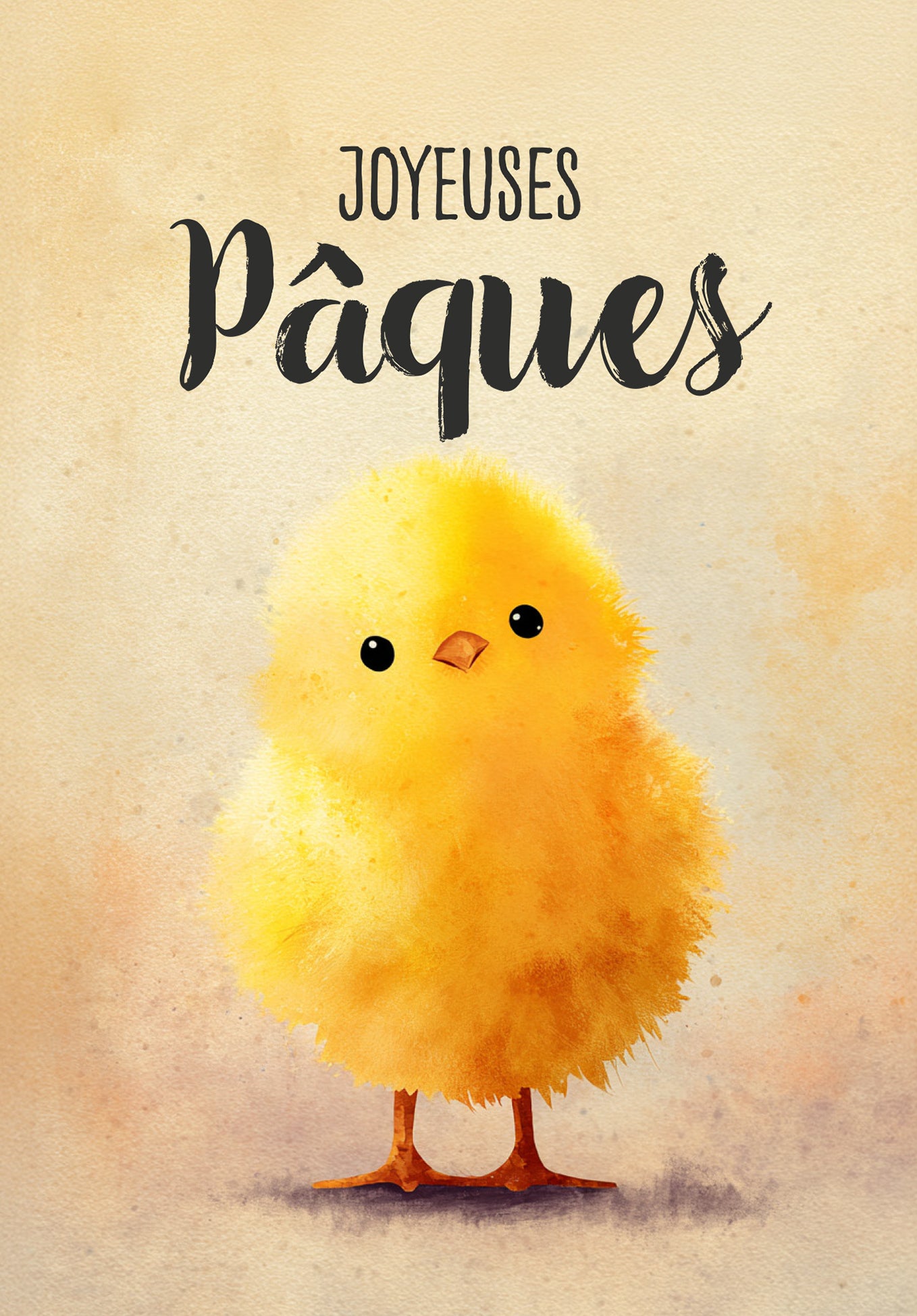 Joyeuses Pâques - Petits poussins