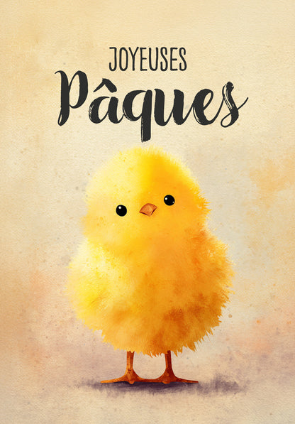 Joyeuses Pâques - Petits poussins