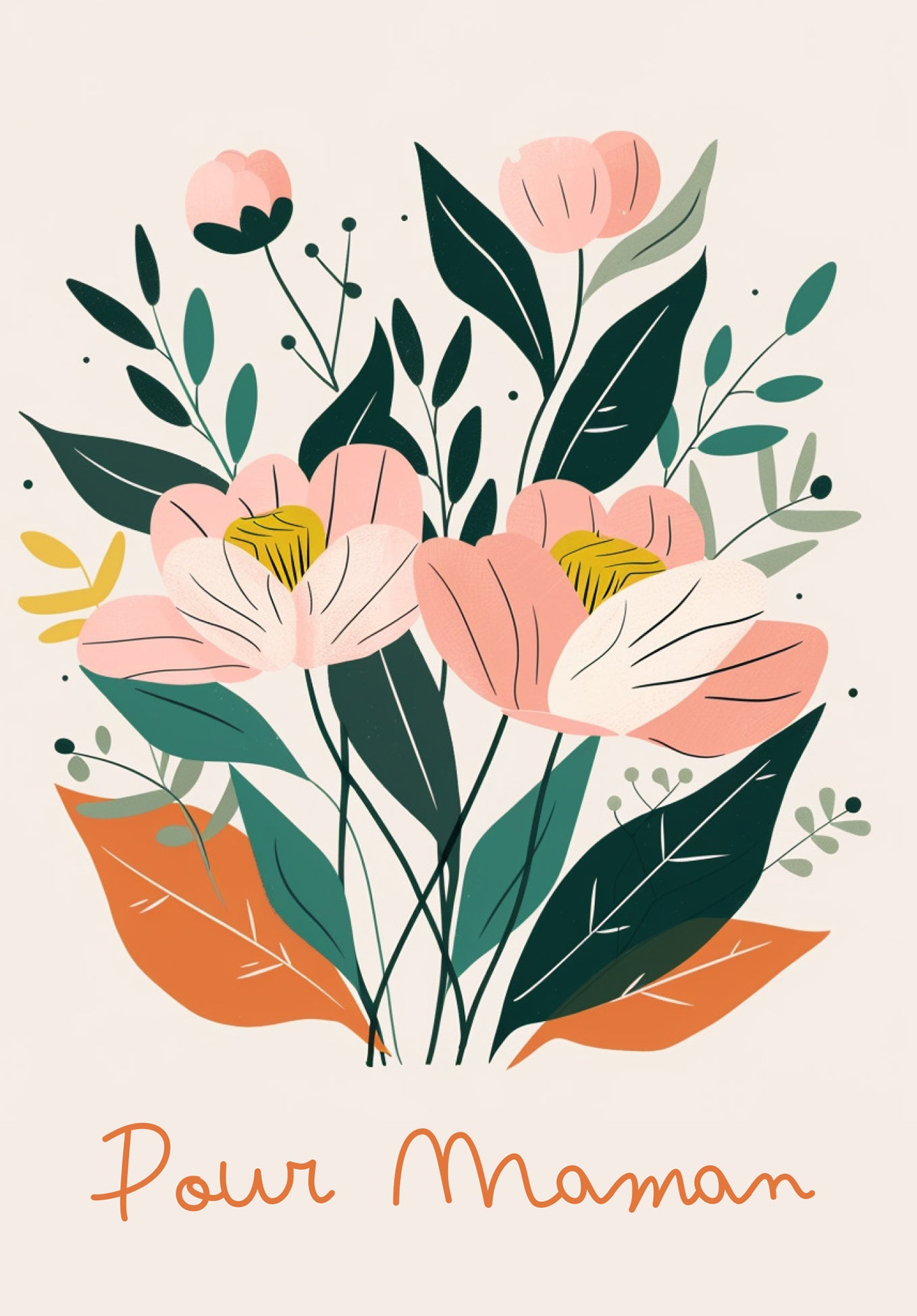 Pour maman - Fleurs