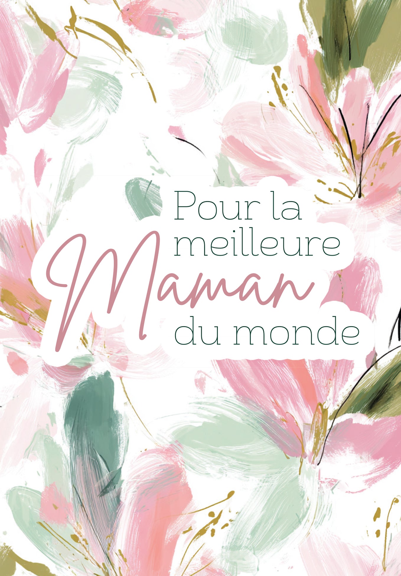 Pour la meilleure maman - Motif à fleurs PDF