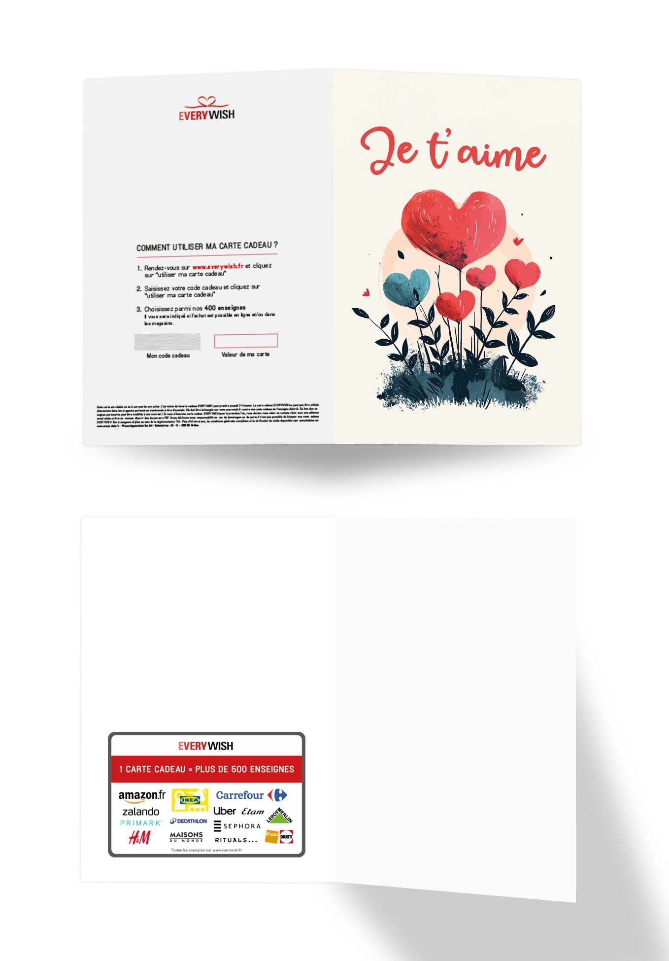 Je Taime - Fleurs en cœur PDF
