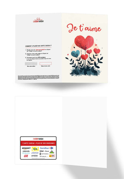 Je Taime - Fleurs en cœur PDF