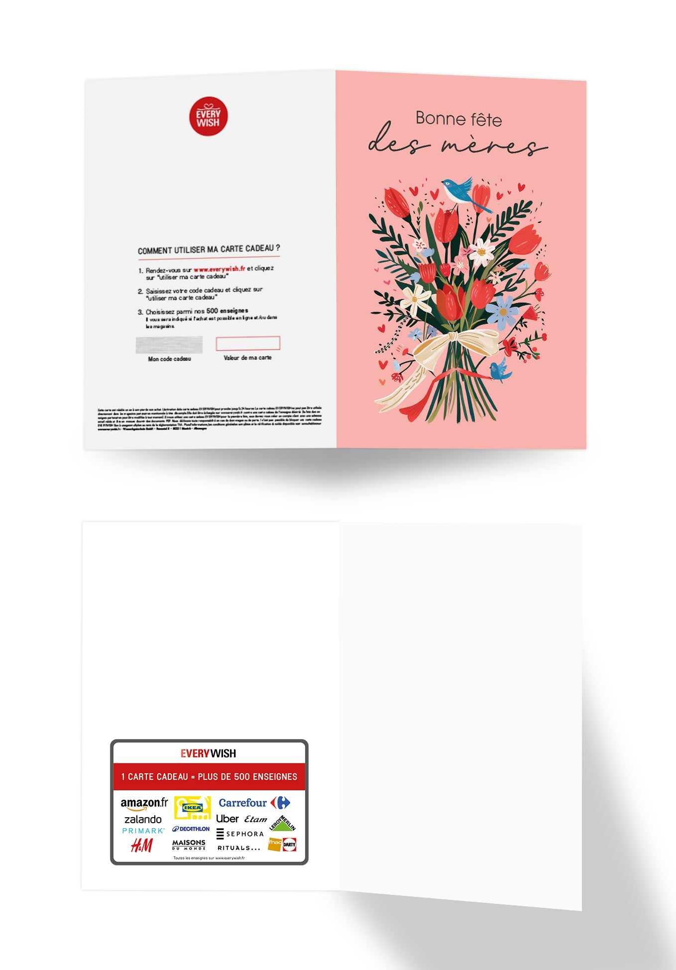 Bonne fête des mères - Bouquet Oiseau