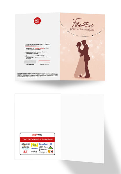 Felicitations pour votre mariage - Couple Dansant PDF