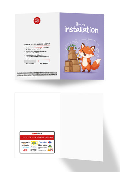 Bonne installation - Renard Violet