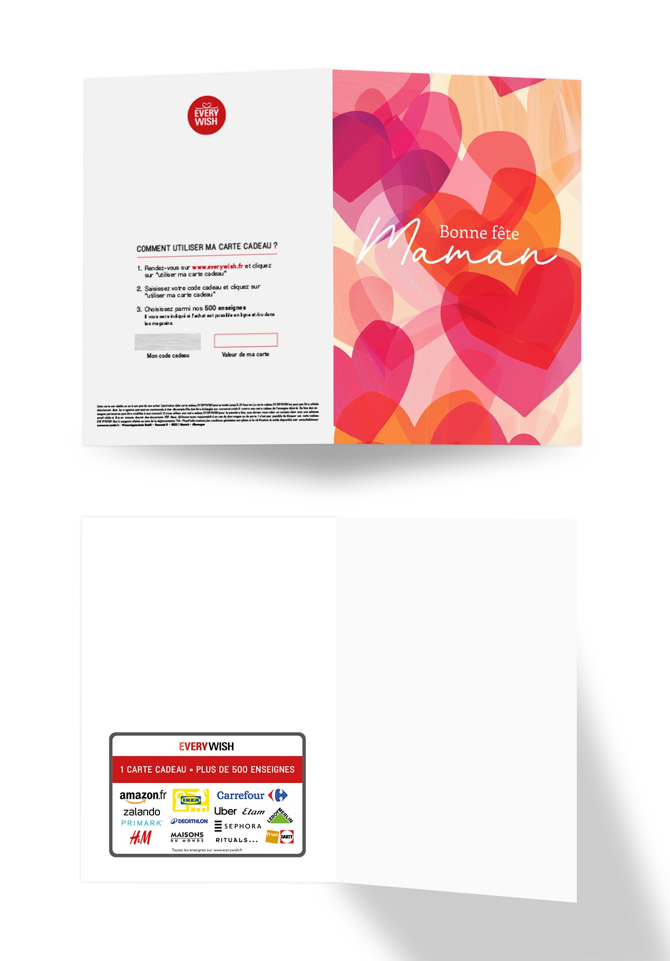 Pour la meilleure maman - Cœurs rose orange PDF