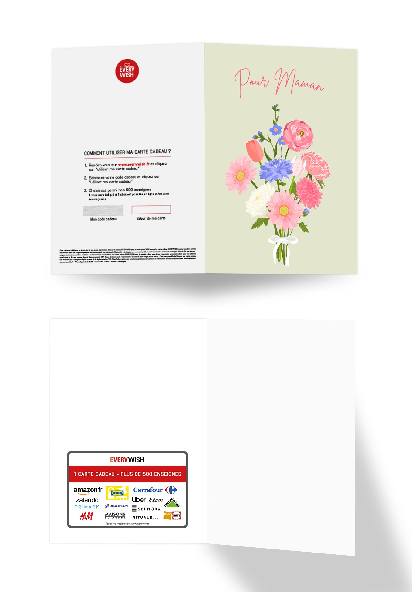 Pour maman - Un bouquet rose