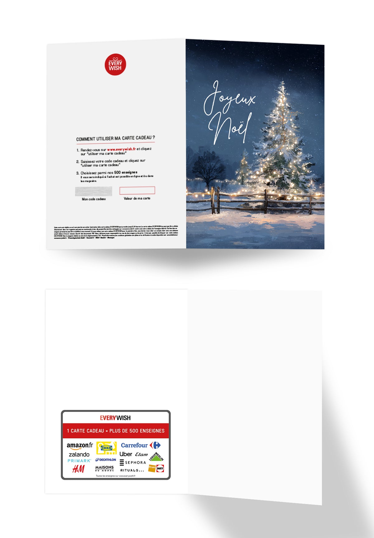 Joyeux Noël - Sapin bleu vif PDF