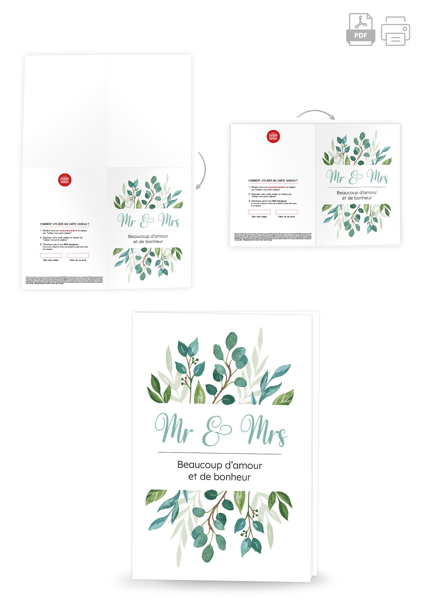Mr u Mrs - Feuilles Branches